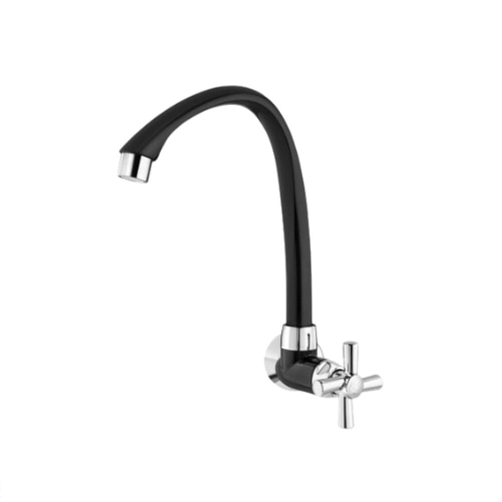 Torneira Parede Alta Mov Cross Preto/Cromado 1/2 - 3/4 Tigre