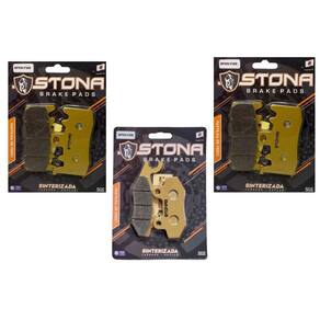 Kit Pastilha Freio Stona D+T Tiger 1200 XCX XT 2016-2020