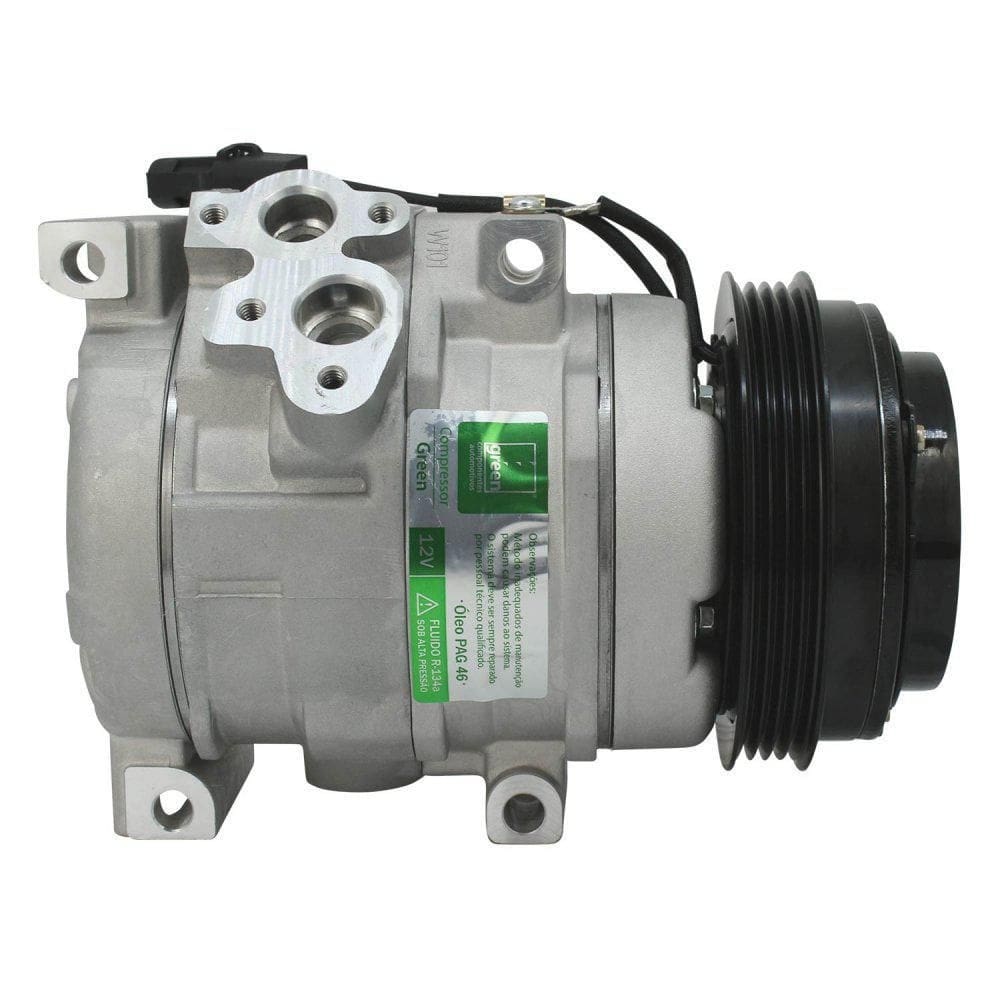 Compressor ar condicionado 10s15 4pk 12v para máquinas green