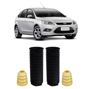 2 kit batente coifa amortecedor dianteiro focus 2008 a 2013