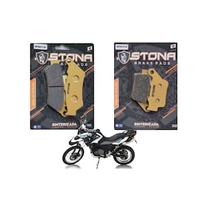 Kit Pastilha Freio Stona Sinterizada D/T Bmw G 650GS 08 á 16