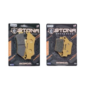 Kit Pastilha Freio Stona Sinter D+T Interceptor 650 2020