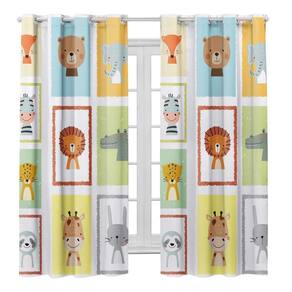 Cortina Infantil 3,00X2,20 Estampas Digitais Decorativa