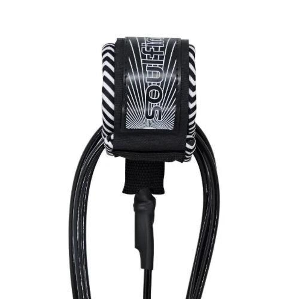 Leash longboard - soul fins - preto