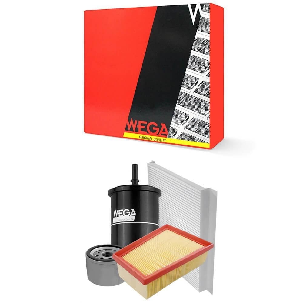 Kit Troca de Filtros Duster Logan Sandero Flex Wega WKL263
