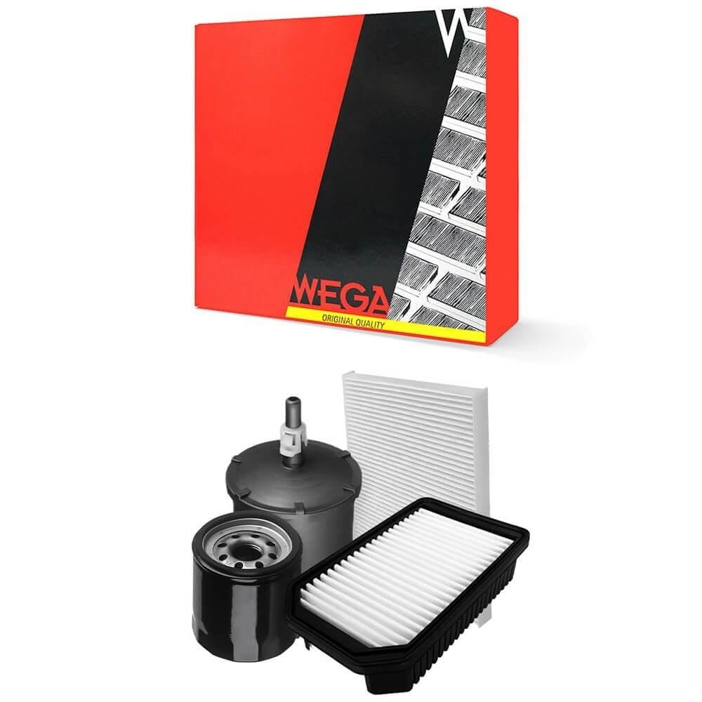 Kit Troca de Filtros HB20 1.6 16V 2012 a 2019 Flex Wega