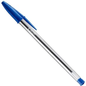 Caneta bic azul esferográfica clássica cartela c/4 canetas