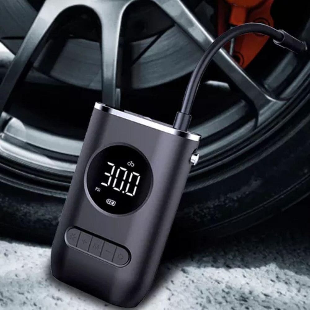 Compressor Digital Portátil Para Pneus De Bicicleta