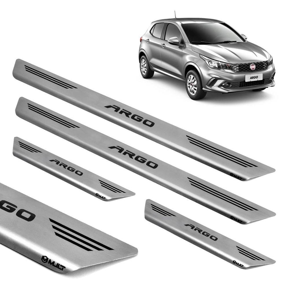Soleira aço inox escovado porta mult argo 2022