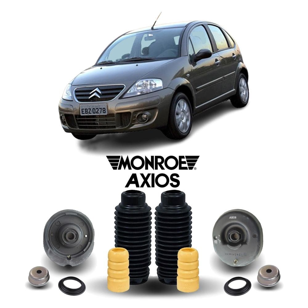 2 kit coxim rolamento dianteiro citron c3 2005 2006 2007 08