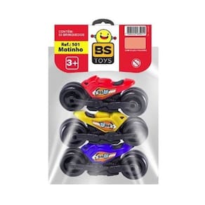 Brinquedo kit 48 motos motinha 9cm plástico