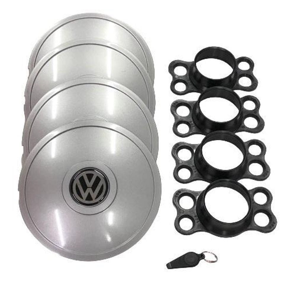 Calotas miollo vw gol g3 aro 14 1999/2005 tradicional prata