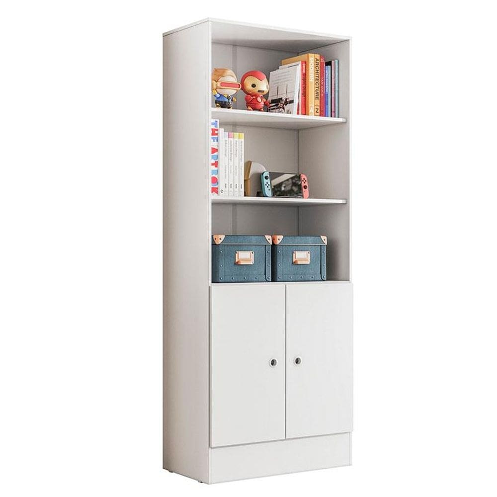 Armário Gamer 4095 Branco Brilho – Qmovi