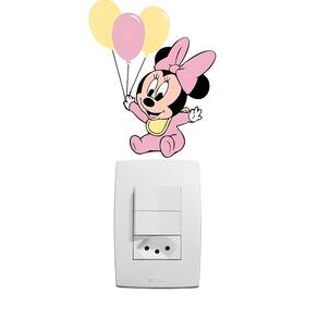 Adesivo Decorativo Para Interruptor Minnie Mod01
