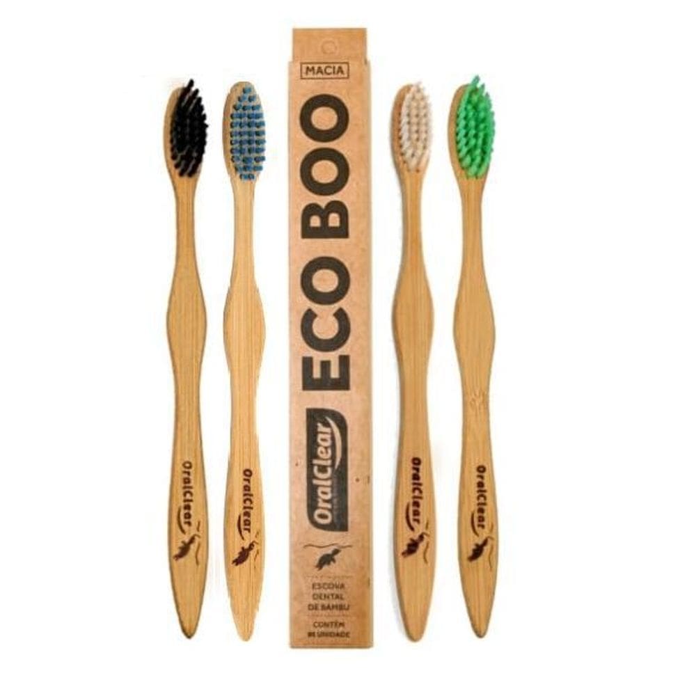 Escova de dentes de bambu atacado 100 un única nacional