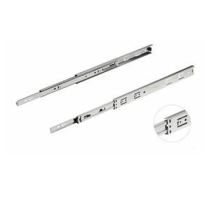 Corrediça telescópica larga 450mm 37kg hardt