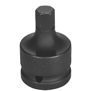Soquete Impacto Ponta Hexagonal Cr-Mo 16mm Encaixe 3/4 Pol.