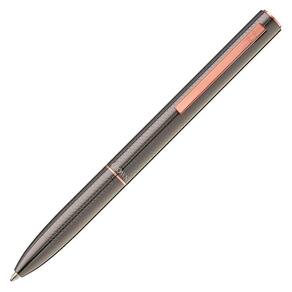 Caneta esferografica crown bullet rose e preta