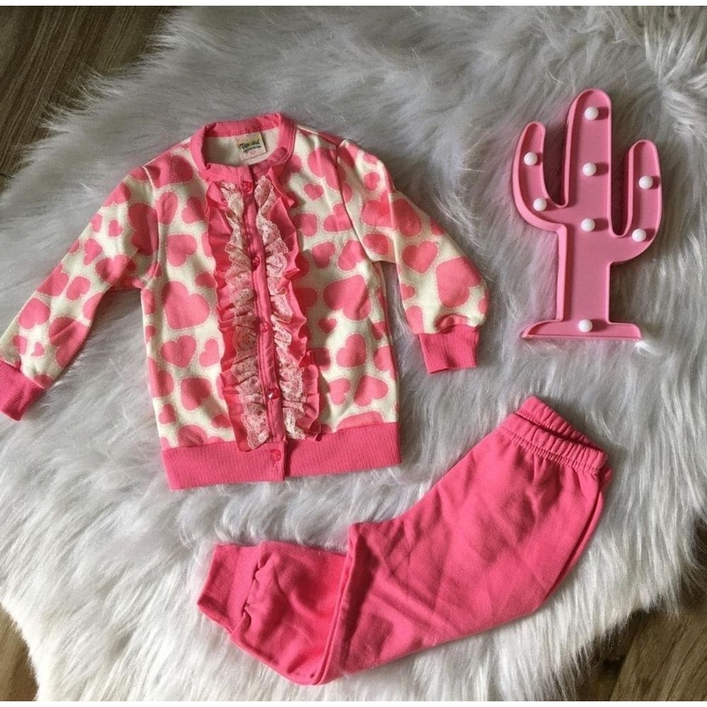 Conjunto moletom bebê inverno