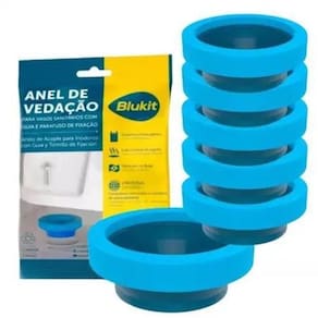Anel de vedação para vaso sanitário com guia blukit