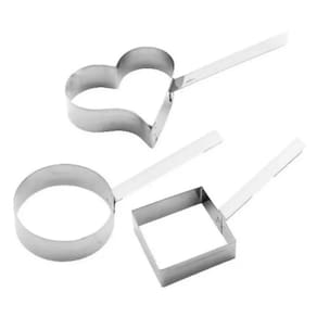 Kit Com 3 Modeladores De Ovo (quadrado + Redondo + Coração)