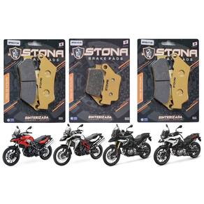 Kit Pastilha Freio Stona Sinterizada D+T F 800GS 2015 2016