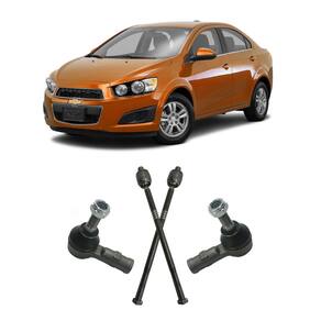 Par ponteira direção barra axial gm sonic sedan 14