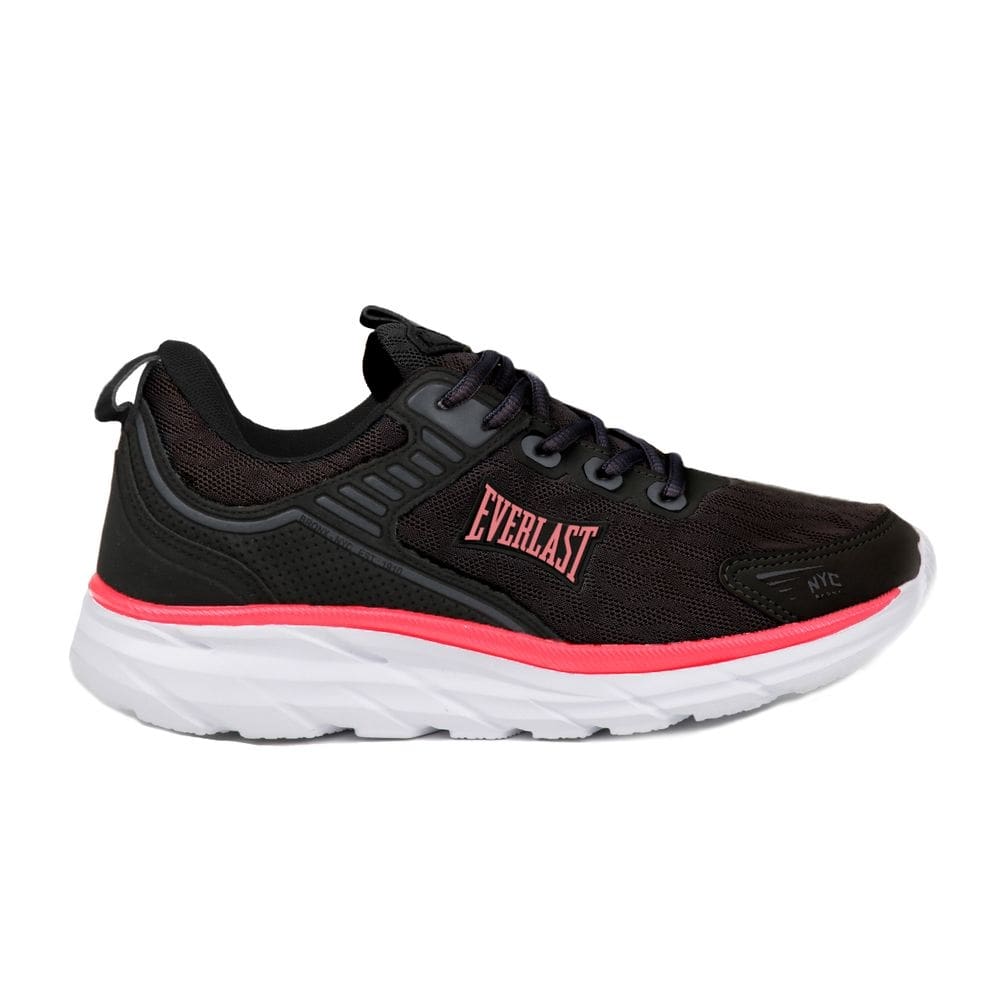 Tênis Feminino Everlast Modelo Alpha SEFA180 - Preto/Rosa