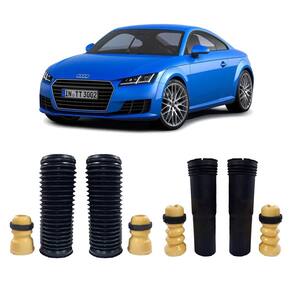 Guarda pó batente dianteiro + traseiro audi tt 2016 2017 18