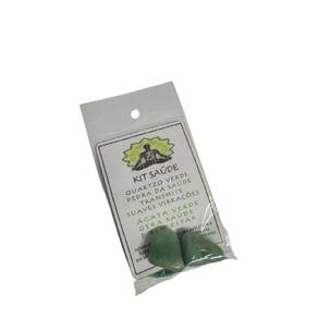 Kit saúde pedras quartzo verde e ágata verde pirita e citri