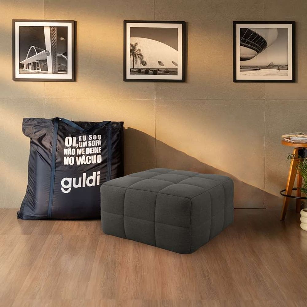 módulo puff sofá guldi popup linho grafite