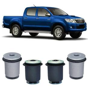 Kit 4 bucha grande pequena bandeja toyota hilux 2008-2010