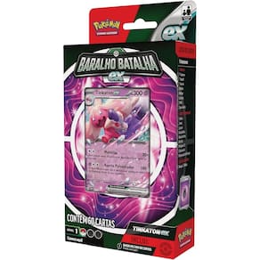 Jogo de Cartas - Deck de Batalha Pokemon - Tinkaton ex COPAG DA AMAZONIA