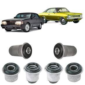 Jogo 6 bucha leque dianteiro chevrolet opala 1987-89