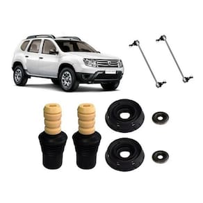 Batente coxim dianteiro + bieleta duster 2012 a 2020 - 2 kit