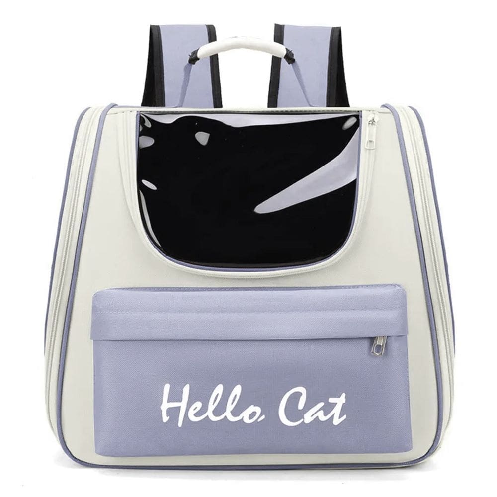 Mochila Bolsa Transporte Pet Gato Cachorro Bolsos Ventilado Vista Panoramica Passeio Viagem Caminhada