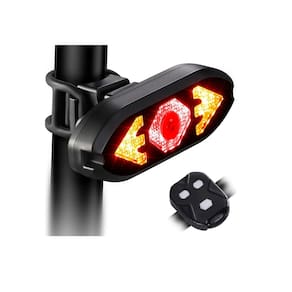 Lanterna Traseira Bike Com Seta e Controle Remoto