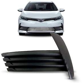 Moldura farol milha corolla 2018 a 2020 preta sem furo