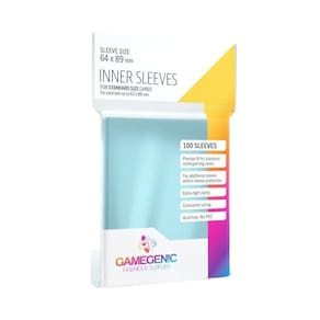 Envelope protetor de cartas inner sleeves standard 64x89mm