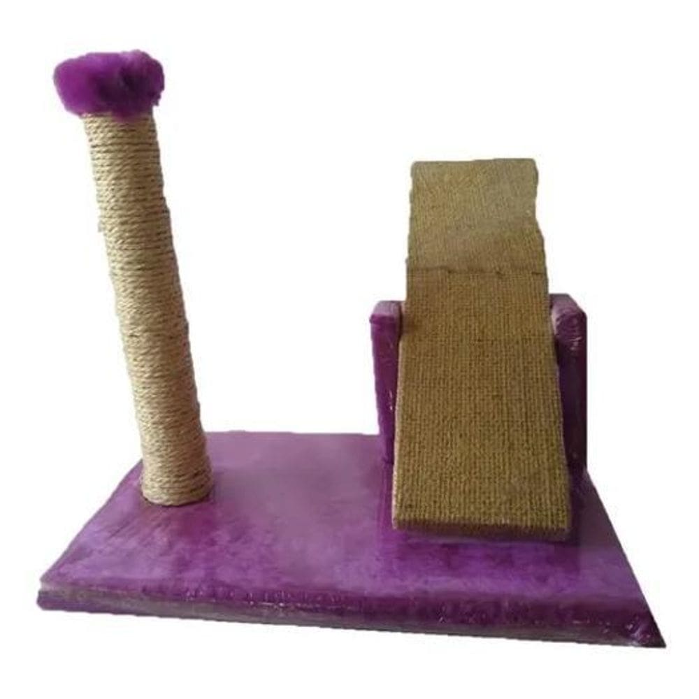 Arranhador para gatos mini poste com gangorra