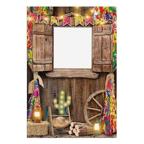 Painel Decorativo Vazado Festa junina celeiro