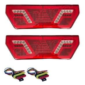 Kit lanterna traseira guerra carreta baú truck 12v iva led