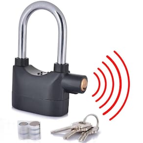 Cadeado com alarme antifurto resistente moto e bike