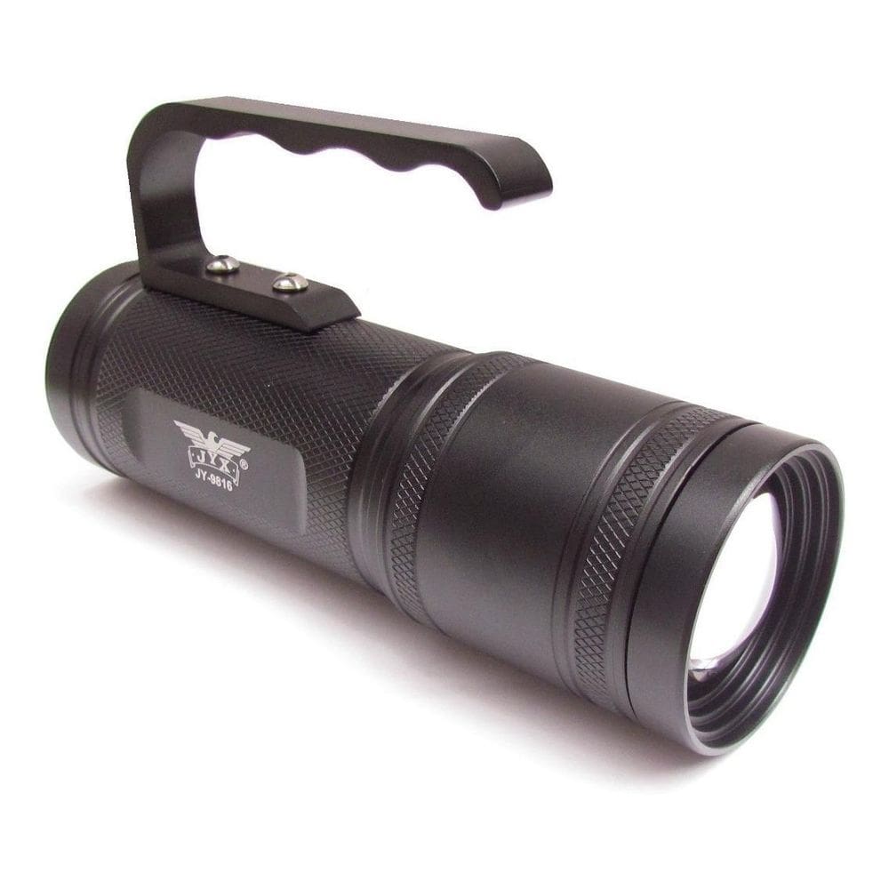 Lanterna multi-colors 4 cores de led recarregável usb jy9816