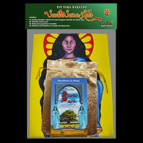 Kit Baralho de Tarô Santa Sara com Manual Toalha e Bolsa
