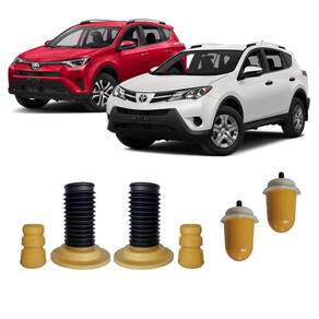 Par batente coifa dianteiro + traseiro rav4 2013 2014 2015