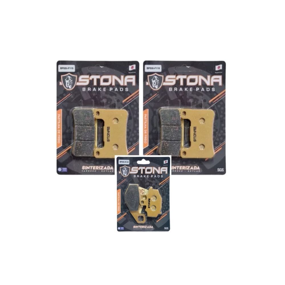 Kit Pastilha Freio Stona Sinterizada D/T Z1000 ABS 15-19