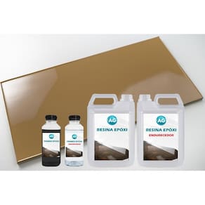 Kit bancada de cor sólida por m - primer e resina epóxi ag
