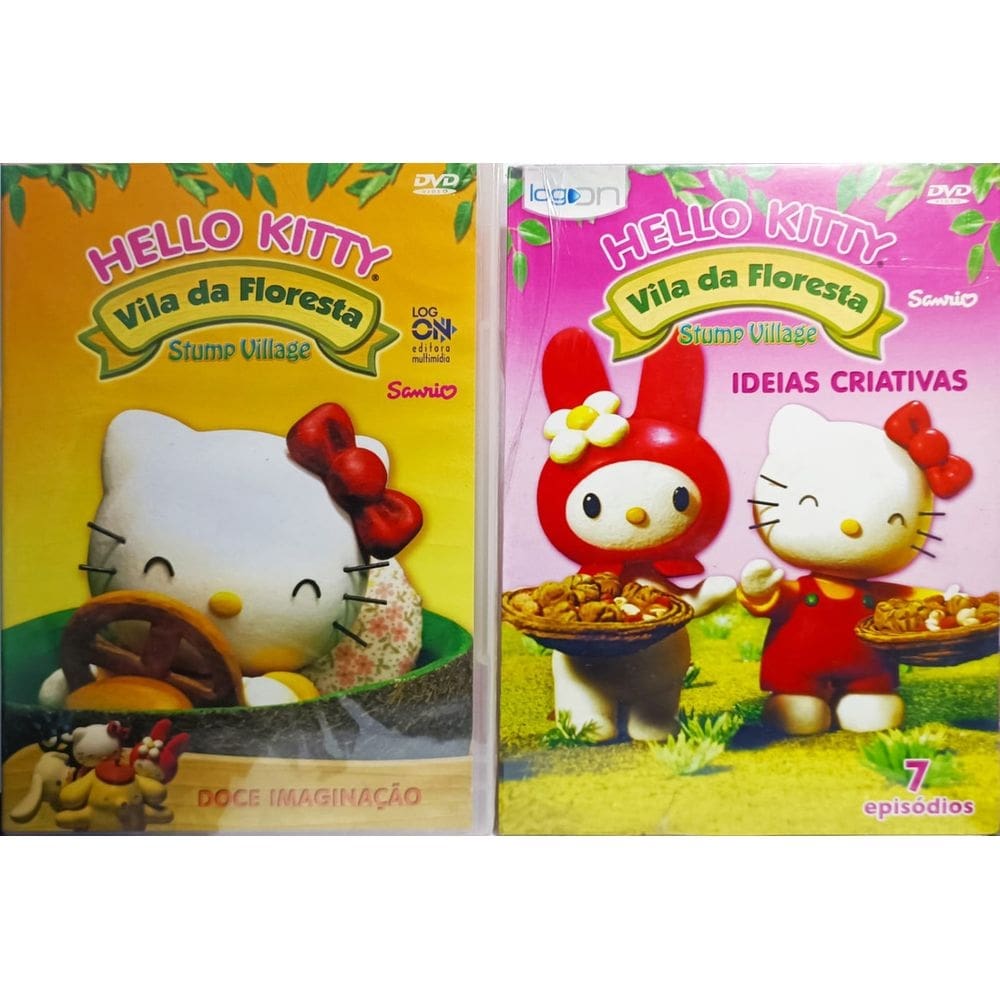 Dvd Hello Kitty - 7 Episódios+Dcce Imaginação (2 DVDS)