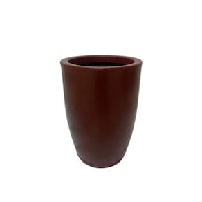 Vaso plantas coluna vermelho polietileno 30x26x17cm